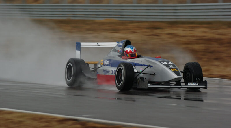 Daniel Ivarsson tester for KEO Racing på Scandinavian Raceway (Anderstorp) den 8-9. april 2006.